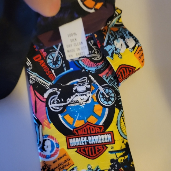 Harley-Davidson Neckties (3) ~ 1990s ~ Biker ~ Motorcycle ~ Retro Cool - Picture 6 of 16